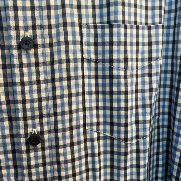 Classic Blue Plaid Button Down // UNTUCKit Men's Size XL - Picture 3 of 7